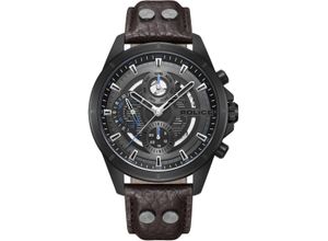 4894816091354 - Multifunktionsuhr POLICE MALAWI PEWJF0004602 Armbanduhren braun Herren Quarzuhren Armbanduhr Quarzuhr Herrenuhr Datum