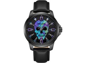 4894816121211 - Quarzuhr POLICE MENSOR PEWJA0022201 Armbanduhren schwarz Herren Armbanduhr Herrenuhr