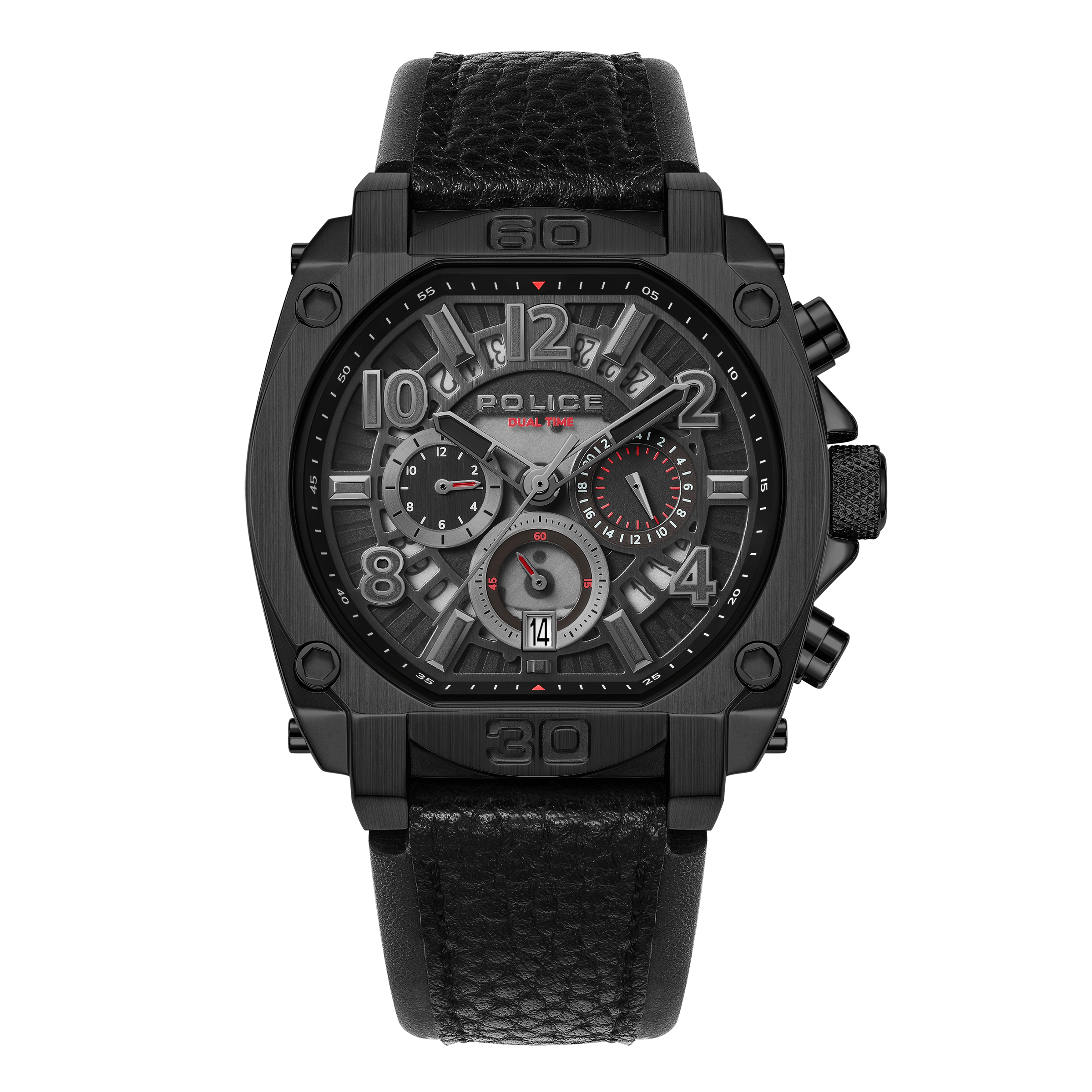 4894816121365 - Herren Armbanduhr Analog Quarz Edelstahl Silber 44 mm - Uhr günstig kaufen
