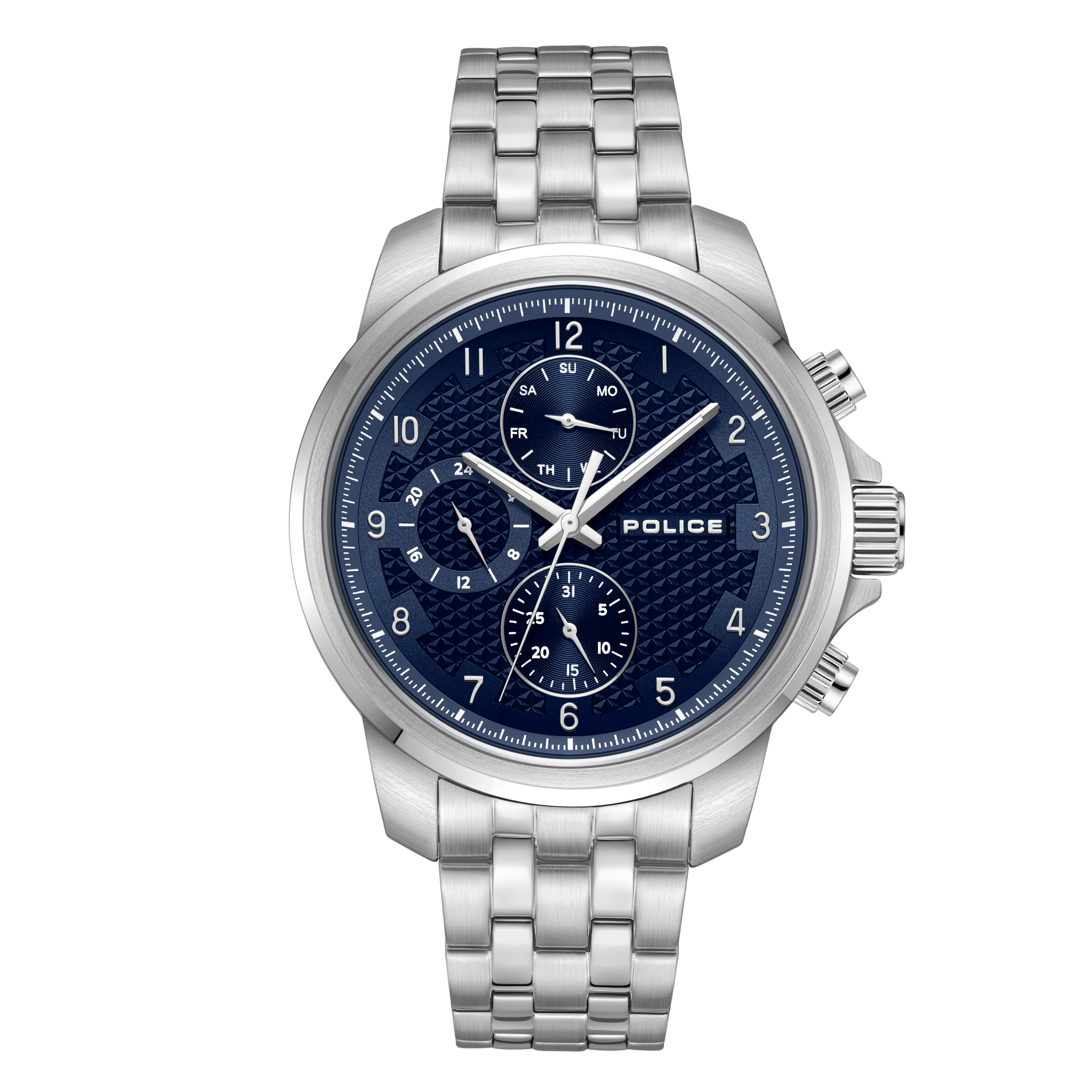 4894816123260 - Herren Armbanduhr Analog Quarz Uhr Silber 44 mm Edelstahl MENSOR PEWJK0021505 - Jetzt kaufen