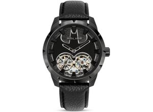 4894816136598 - Automatikuhr POLICE BATMAN PEWGE0022701 Armbanduhren schwarz Herren Quarzuhren