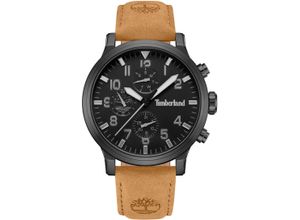 4894816137083 - Multifunktionsuhr TIMBERLAND DRISCOLL Armbanduhren schwarz (braun) Herren Quarzuhren Armbanduhr Quarzuhr Herrenuhr