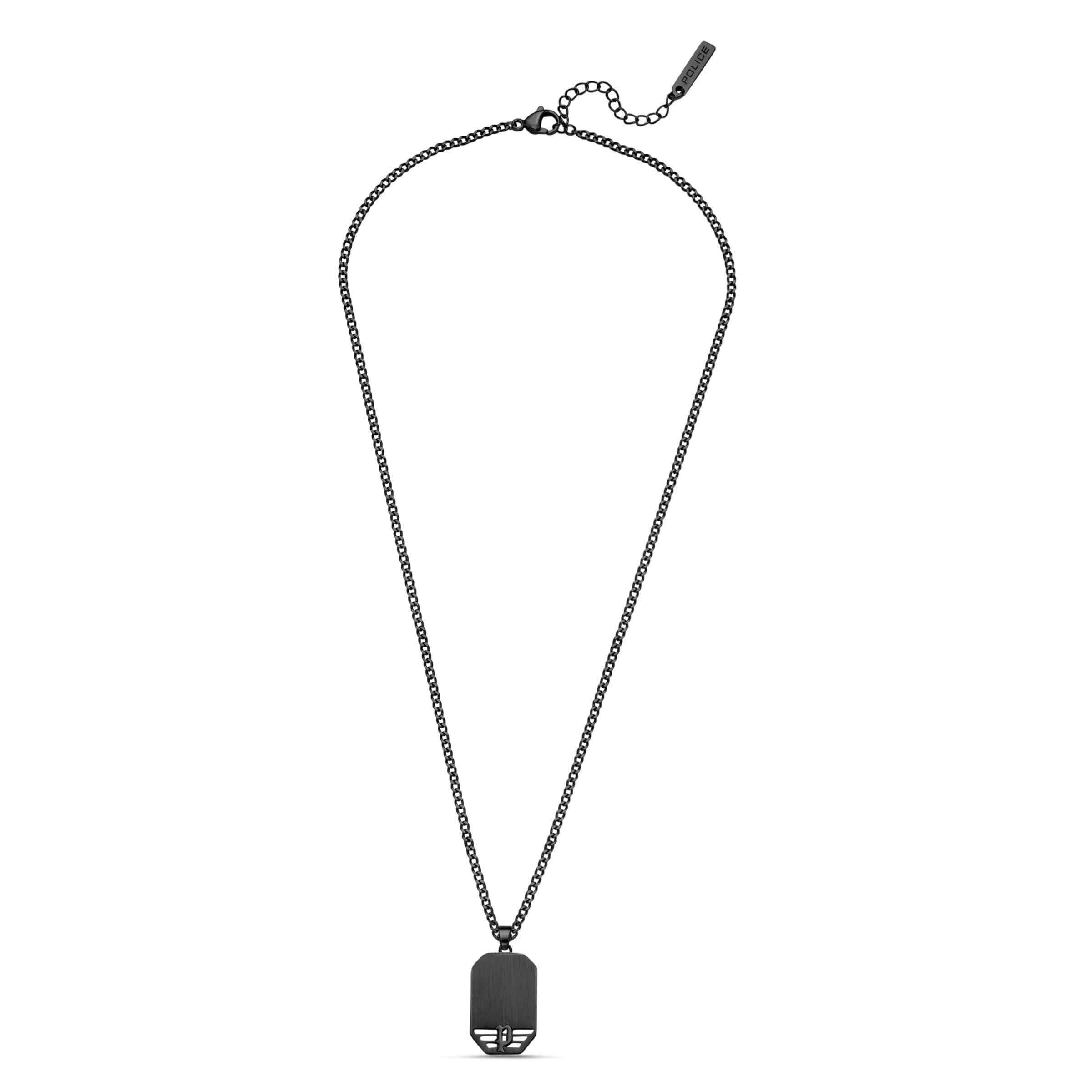 4894816139537 - Herren Kette Halskette Edelstahl Schwarz 50 cm Kette Halskette Herrenkette Silberkette 4894816139537 - Herren Kette Halskette Edelstahl Schwarz 50 cm Kette Halskette Herrenkette Silberkette