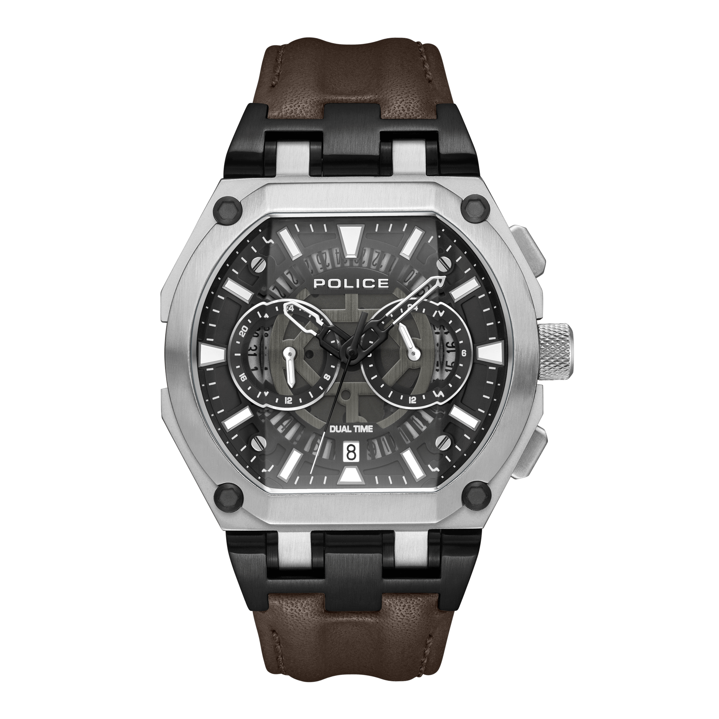 4894816145576 - Herren Armbanduhr Analog Quarz Edelstahl Silber 44 mm - Uhr - Günstig Kaufen