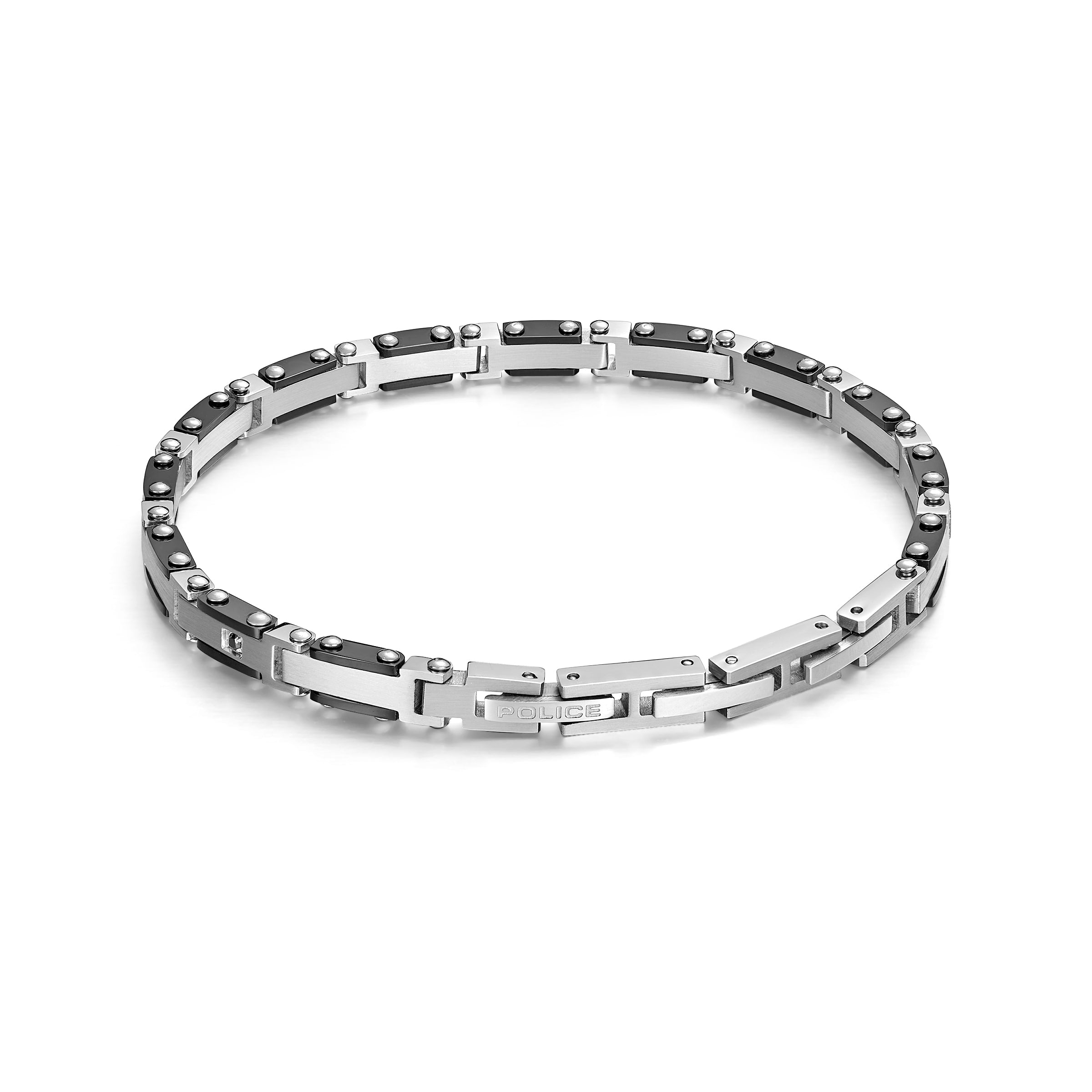 4894816149901 - Herren Armband Edelstahl Schwarz Silber Kette Armbänder Herrenkette Schmuck Herrenarmband Silberkette