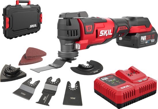 4894863200525 - SKIL 20V Multitool 3650GA bürstenlos - Inkl 20Ah USB-Akku + Schnellladegerät