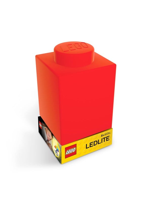 4895028525538 - LEGO Classic Silicone Brick 1000% night light with LEDlite- RED