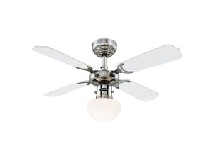 4895105600240 - - Deckenventilator Portland Ambiance Chrom mit Licht