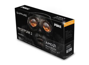 4895106295421 - SAPPHIRE Grafikkarte Radeon RX 7700 XT Frostpunk 2 Edition Grafikkarten mehrfarbig