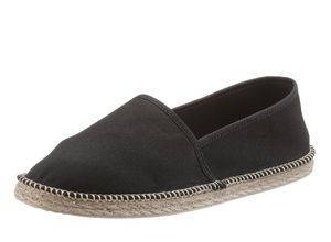 4895109655826 - Große Größen Espadrille schwarz Gr37