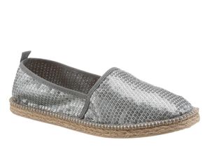 4895109679433 - Große Größen CITY WALK Espadrille grau Gr36