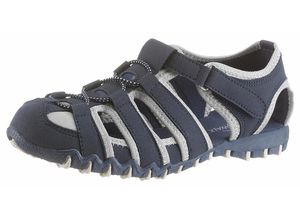 4895109705279 - Große Größen CITY WALK Slipper marine-grau Gr39