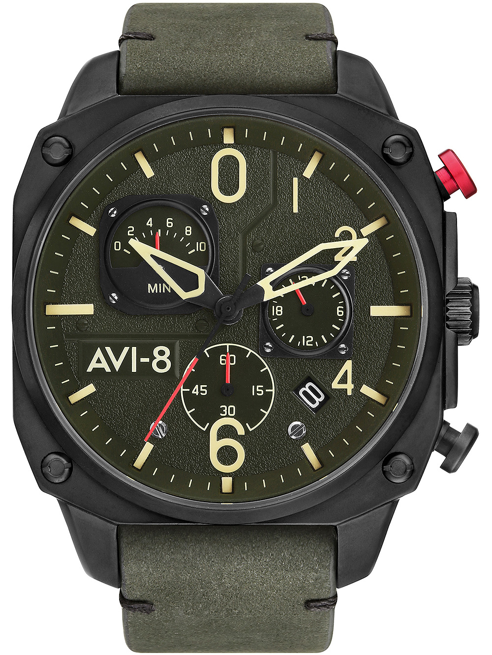 4895118823810 - AV-4052-08 Hawker Hunter Chronograph Herrenuhr 45mm 5ATM