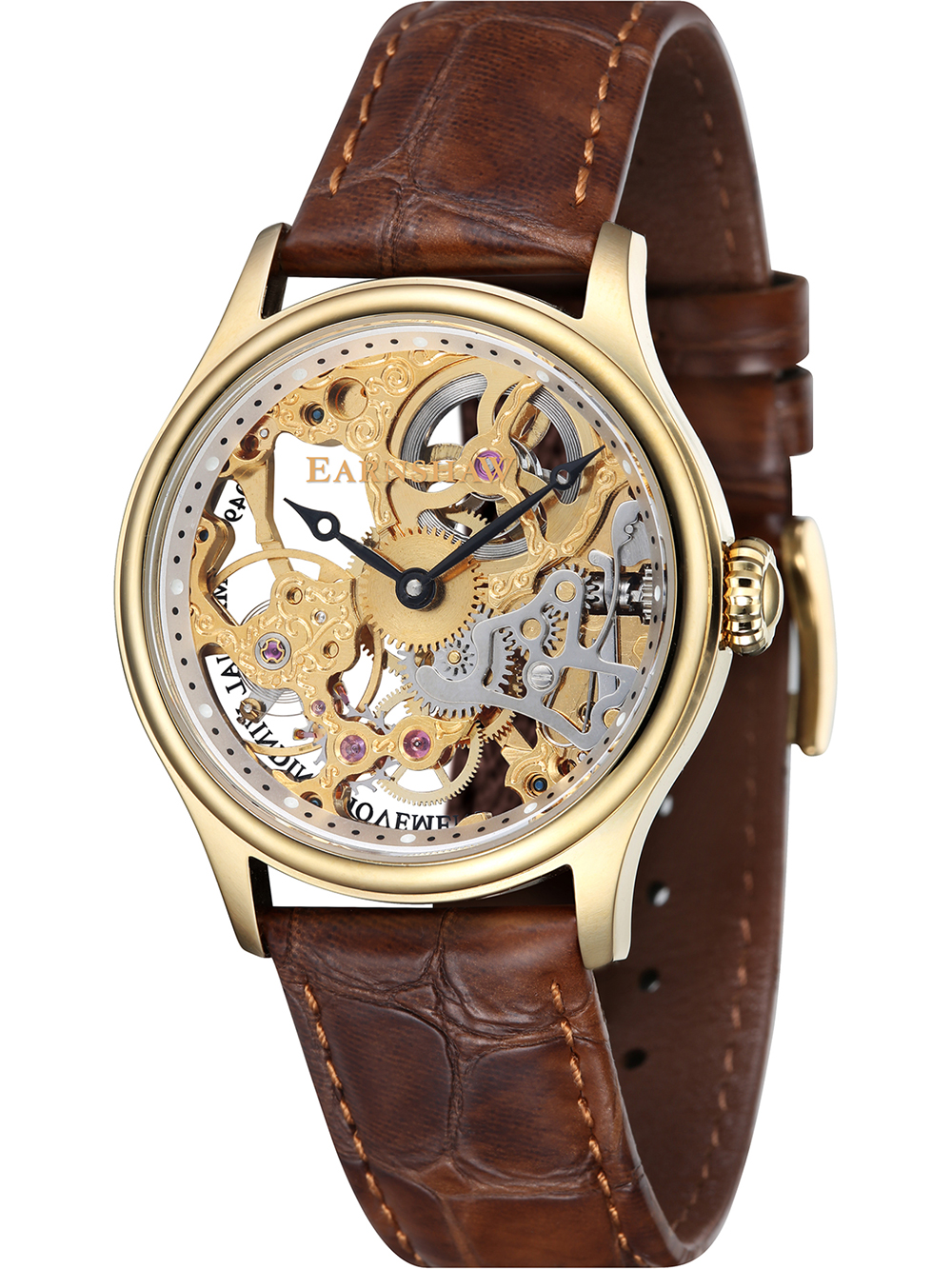 4895118851127 - ES-8049-02 Herrenuhr Bauer Mechanical Skeleton