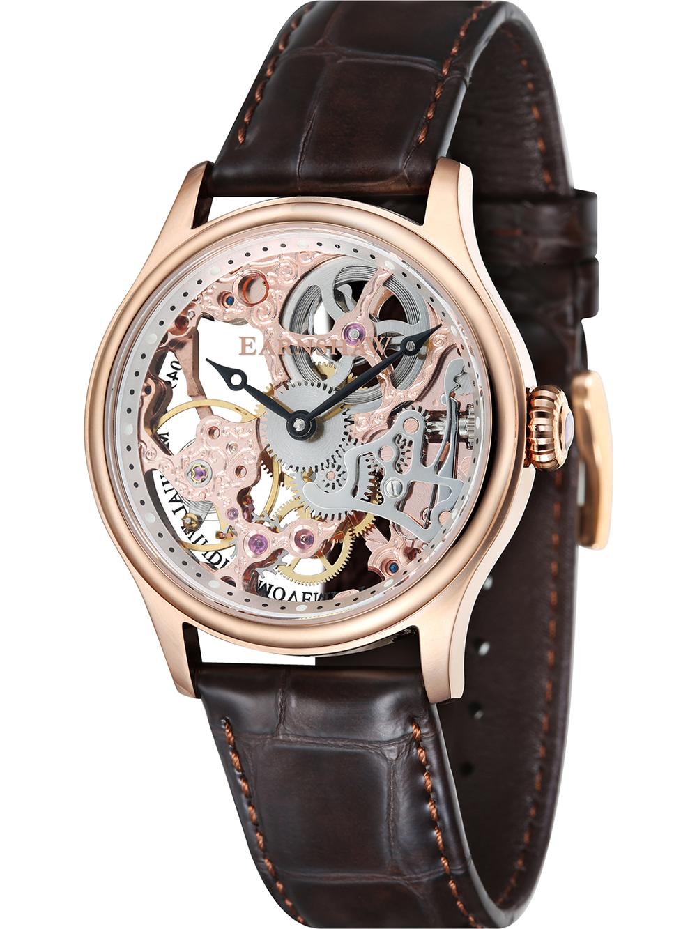 4895118851134 - ES-8049-03 Herrenuhr Bauer Mechanical Skeleton