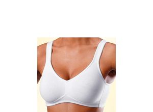 4895143212696 - Große Größen Doppelpack Basic-BHs ohne Bügel schwarz+weiß Gr95E