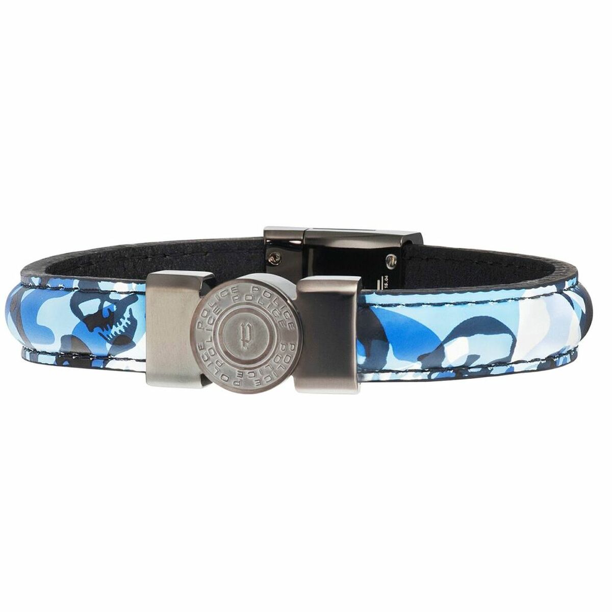 4895148656044 - Mens Bracelet PJ25556BLU03-L Leather 21 cm