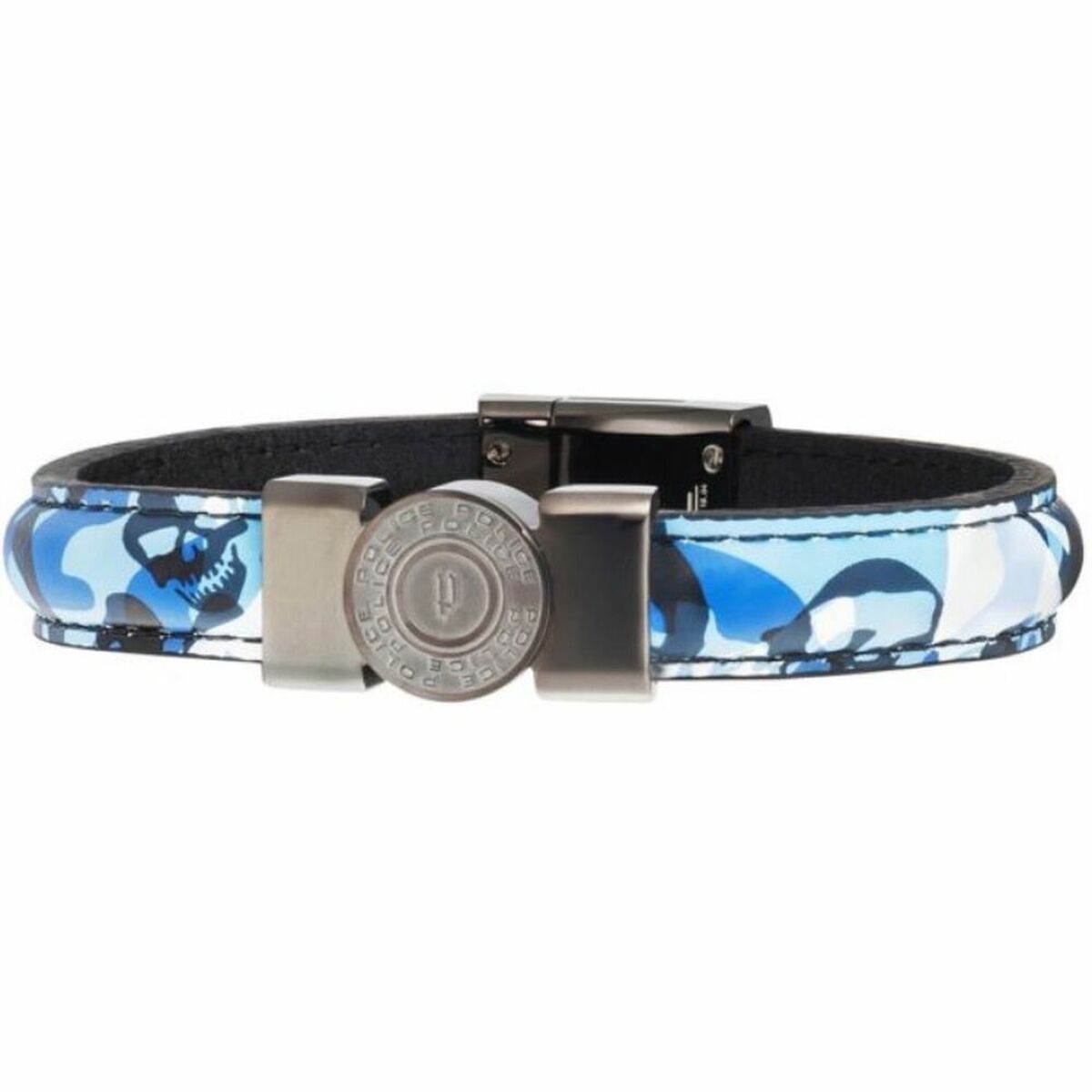 4895148656051 - Mens Bracelet PJ25556BLU03-S Leather