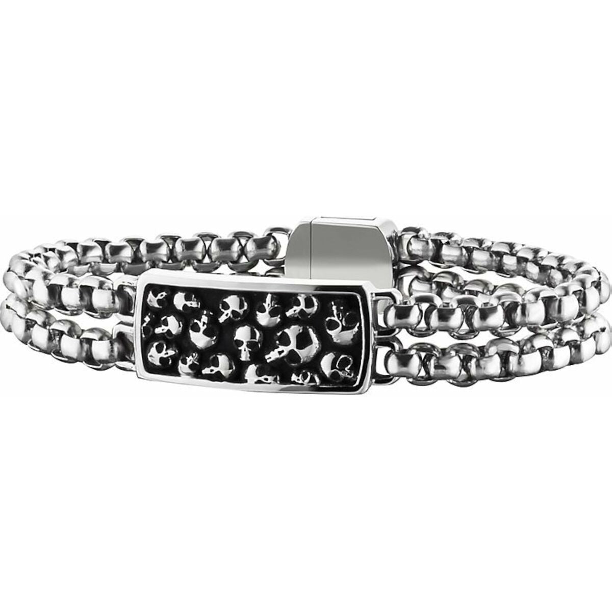 4895148664964 - Mens Bracelet PJ25698BSS01-L Stainless steel 22 cm