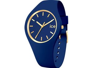 4895173309847 - Quarzuhr ICE-WATCH ICE glam brushed Lazuli blue M 020544 Armbanduhren blau Damen Quarzuhren Armbanduhr Damenuhr Mineralglas analog Silikonarmband