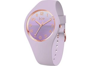 4895173314704 - Quarzuhr ICE-WATCH ICE horizon - Orchid Medium 3H 021359 Armbanduhren lila Damen Quarzuhren Armbanduhr Damenuhr Mineralglas analog Silikonarmband