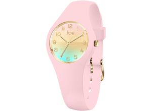 4895173315152 - Quarzuhr ICE-WATCH ICE horizon - Extra Small 3H Armbanduhren rosa Kinder Kinderuhren Armbanduhr Kinderuhr Lernuhr Mädchen Schmetterling Geschenkidee