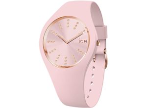 4895173316012 - Quarzuhr ICE-WATCH ICE cosmos - Small+ 2H Armbanduhren rosa Damen Armbanduhr Damenuhr analog Silikonarmband