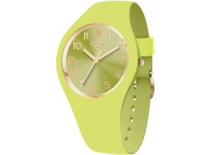 4895173317057 - Quarzuhr ICE-WATCH ICE duo chic - Small+ 3H Armbanduhren grün (limette) Damen Armbanduhr Damenuhr Silikonarmband analog