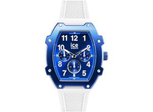 4895173333323 - Multifunktionsuhr ICE-WATCH ICE boliday - Plastic Medium MT Armbanduhren weiß Herren Quarzuhr Armbanduhr Herrenuhr Datum 1224-Stunden-Anzeige