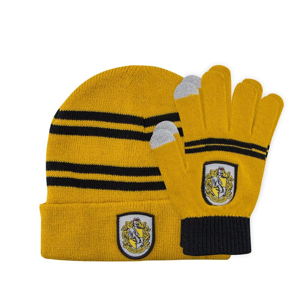 4895205601185 - Mütze und Fäustlinge Kind Harry Potter Hufflepuff