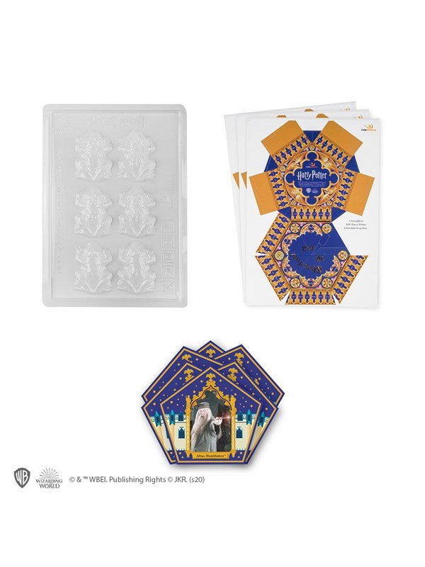 4895205604773 - Cinereplicas Harry Potter - Chocolate Frog Mold + 12 Wizard Cards + 6 DIY boxes (New Edition)