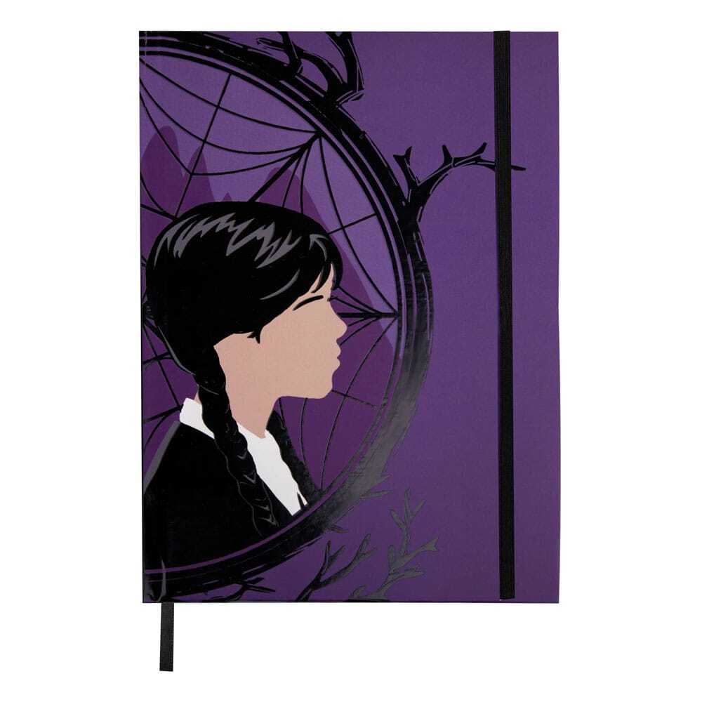 4895205615991 - Wednesday - Hard Cover Notebook - Wednesday and Enid