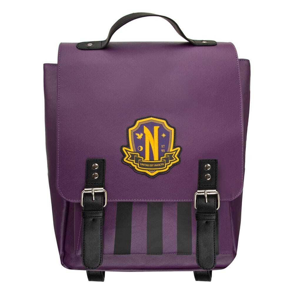 4895205616264 - Rucksack Wednesday Nevermore Academy Purple