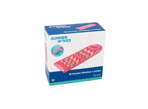 4895215115207 - Luftmatratze 18-Pocket Lounge mit Sichtfenster - Rosa - Summer Waves