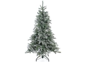 4895215153896 - Evergreen Weihnachtsbaum Fichte Frost mit Lichterkette 180cm