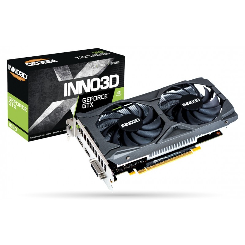 4895223101438 - Inno 3D Grafikkarte Nvidia GeForce GTX1650 4 GB GDDR6-RAM PCIe 30 x16 HDMI® DisplayPort