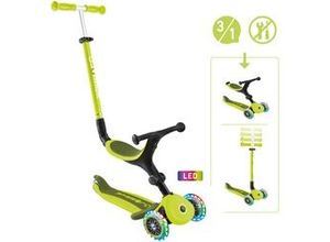 4895224409984 - Globber 3-in-1 Fahrzeug Go-Up Active Lights lime-grün mit Leuchtrollen