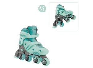 4895224410645 - GLOBBER LEARNING SKATES 2in1 mint Gr 26-29