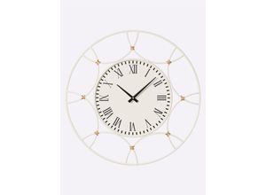 4895228808288 - Wanduhr HEINE HOME Wanduhren Gr B H T 61 cm x 61 cm x 4 cm weiß Wanduhren