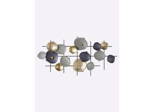 4895228809100 - Wanddekoobjekt HEINE HOME bunt (schwarz bunt) Wanddekoobjekte B H T 122cm x 60cm x 6cm B122cm H60cm T6cm