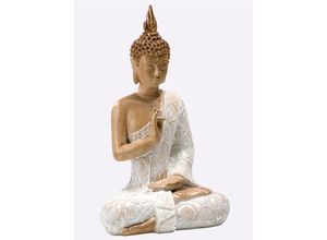 4895228809735 - Dekofigur beige (natur weiß) B19cm H315cm T12cm Dekofiguren