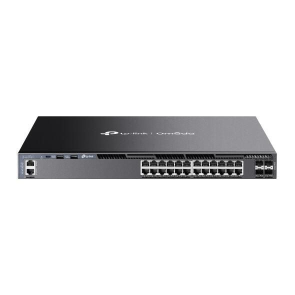 4895252501476 - Omada SG6428X 24-Port Gigabit Stackable L3 Managed Switch mit 4 10G-Steckplätzen