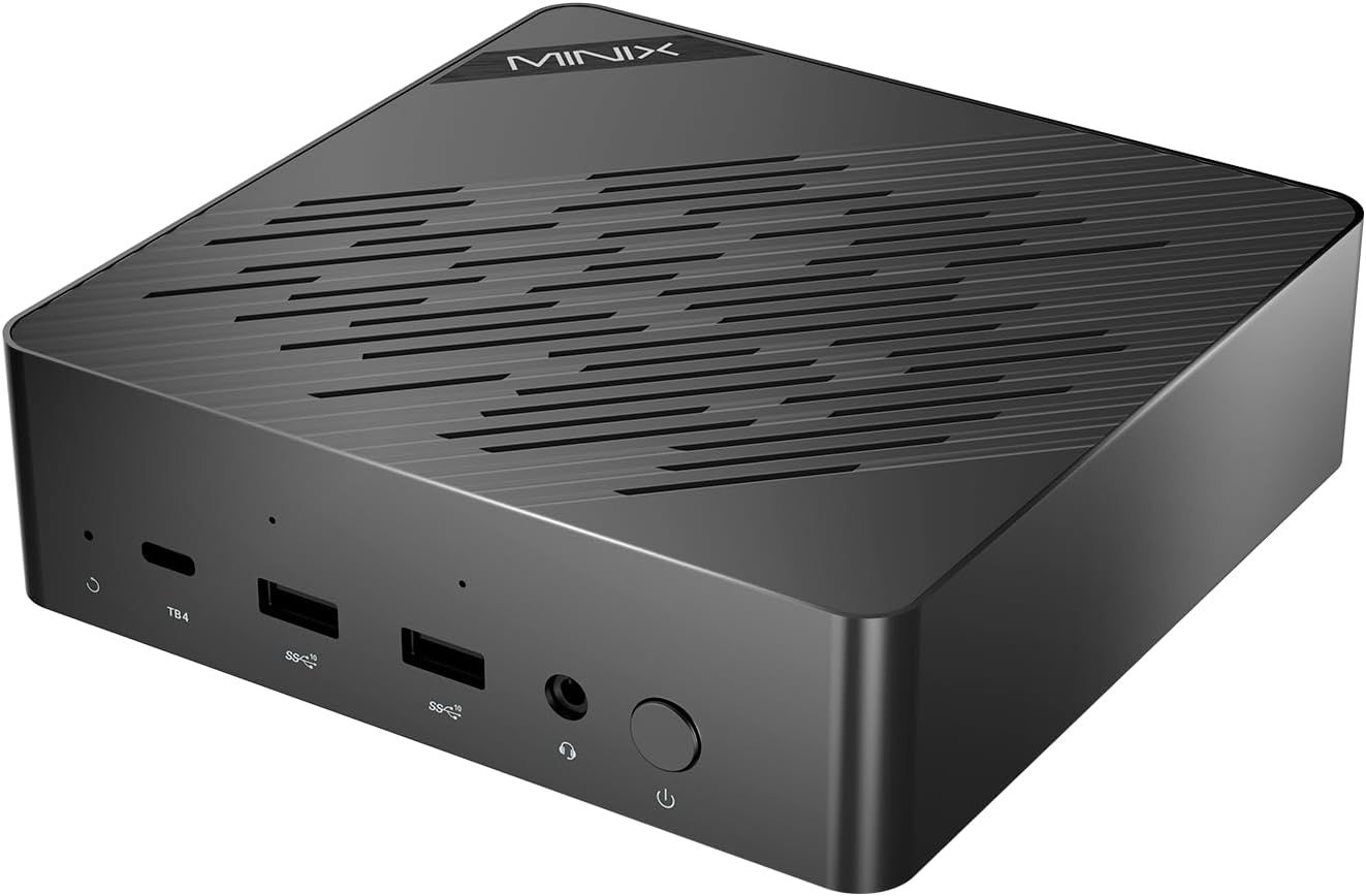 4897016412219 - Minix EU512-AI Mini PC Intel Core Ultra 5 125H 16GB DDR5 512GB SSD 8K Quad Dual 25G Wi-Fi 6E Win 11
