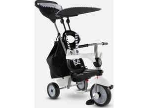 4897025797437 - smarTrike - 4 in1 Dreirad Vanilla Plus schwarz-weiß mit Flüsterrädern Getränk