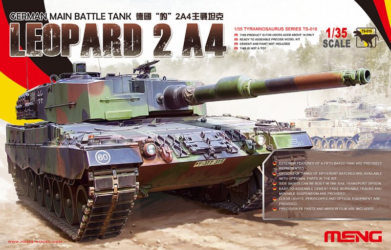 4897038550715 - German Main Battle Tank Leopard 2 A4