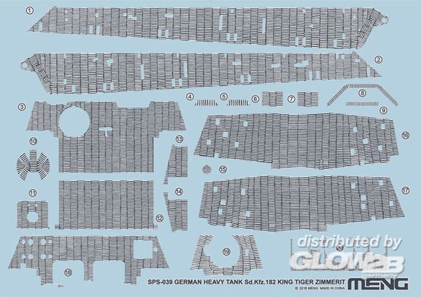 4897038551279 - German Heavy Tank SdKfz182 King Tiger - Zimmerit