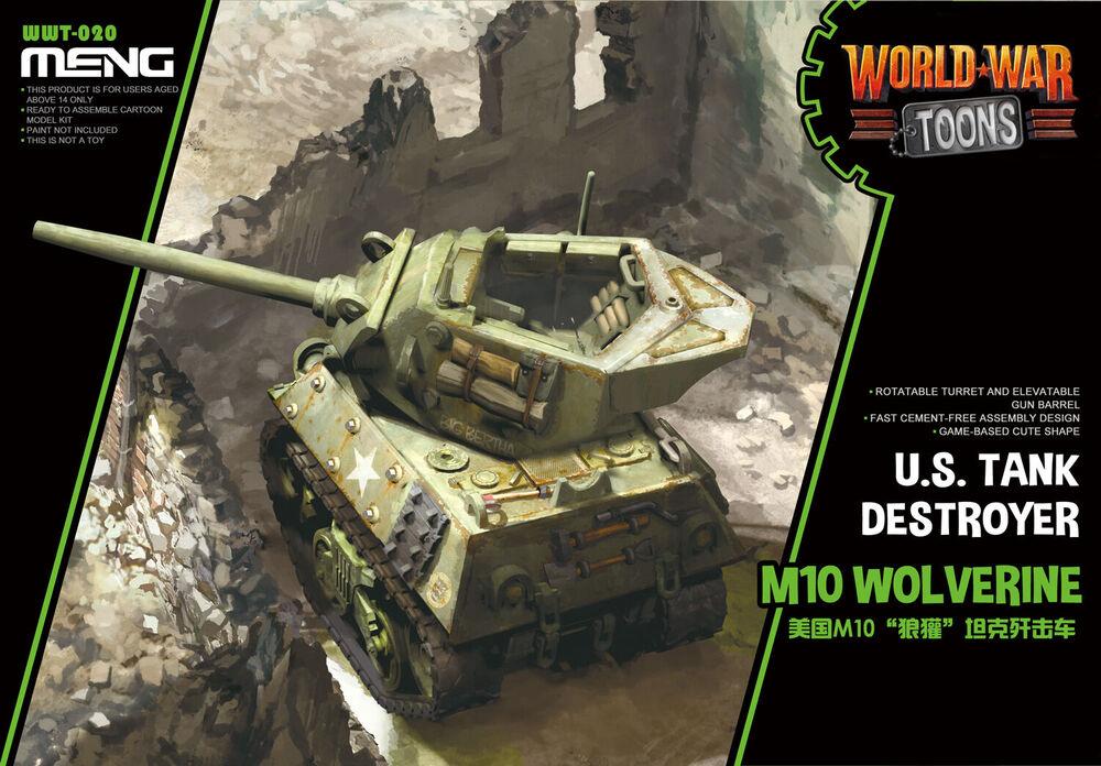 4897038553495 - US Tank Destroyer M10 Wolverine (Cartonn Model)