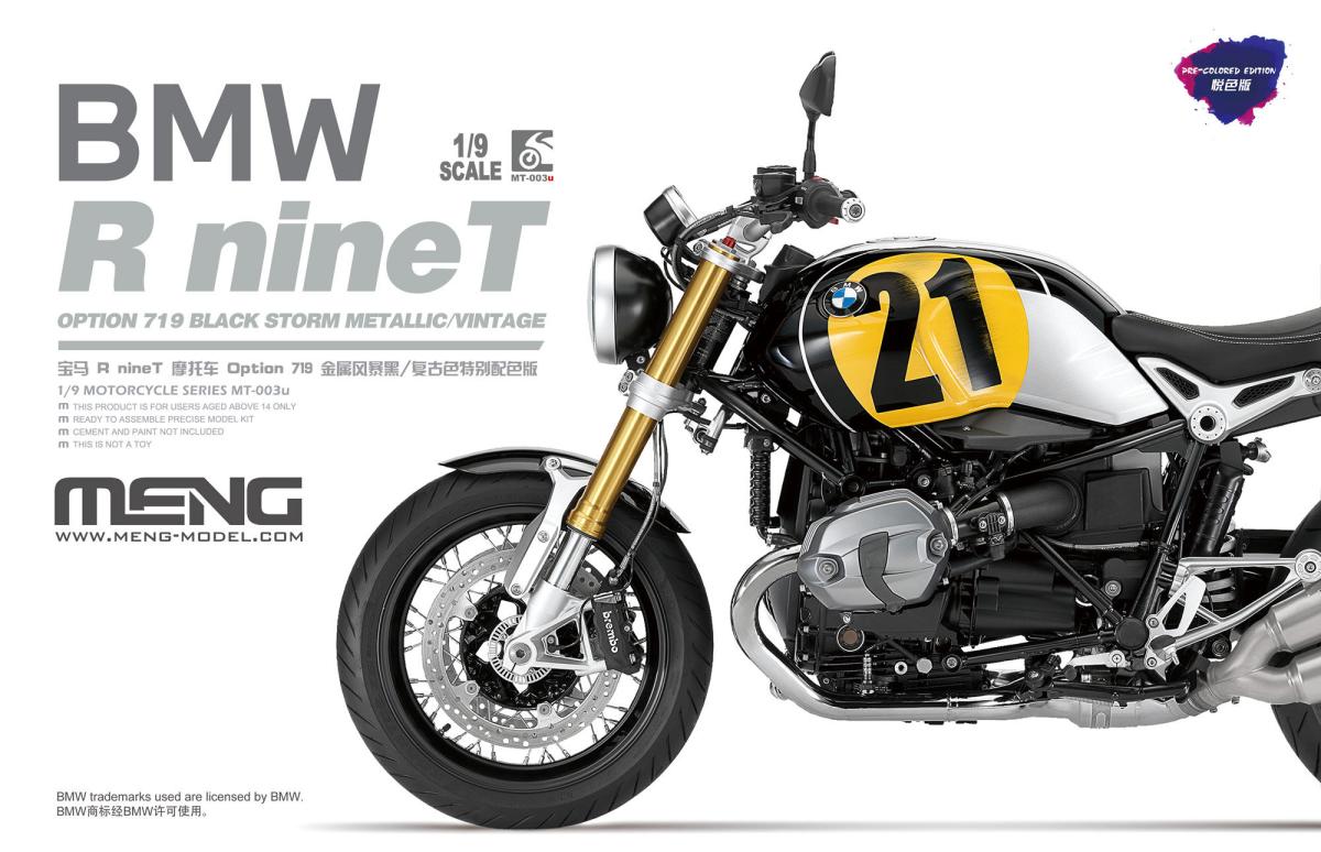 4897038553624 - BMW R nineT Option 719 Black Storm Metallic Vintage (Pre-colored Edition)