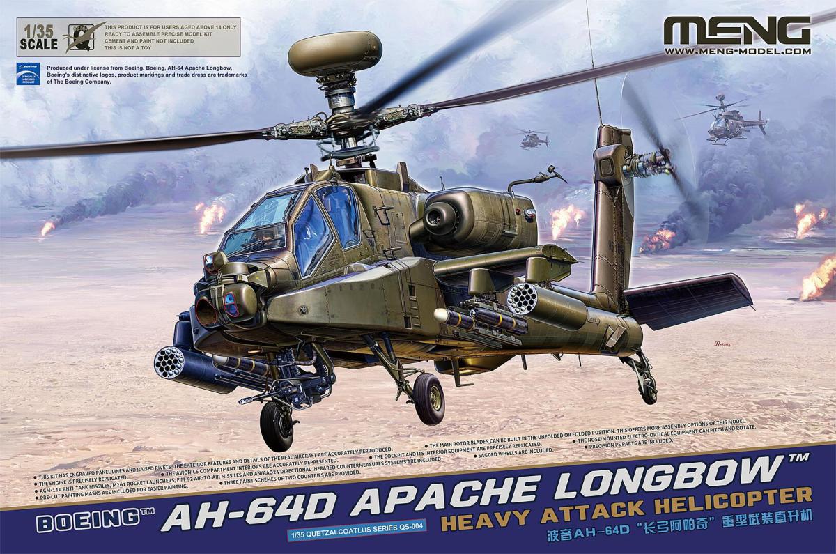 4897038553808 - Boeing AH-64D Apache Longbow - Heavy Attack Helicopter