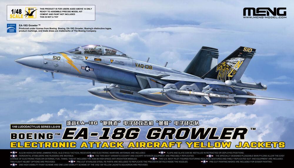 4897038554195 - Boeing EA-18G Growler Electronic Attack Aircraft Yellow Jackets